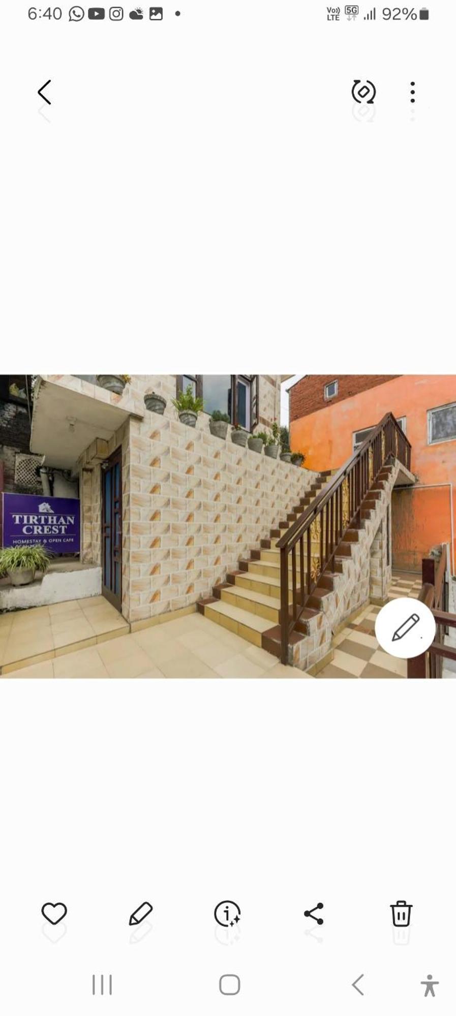 Banjār Tirthan Crest Homestay מראה חיצוני תמונה